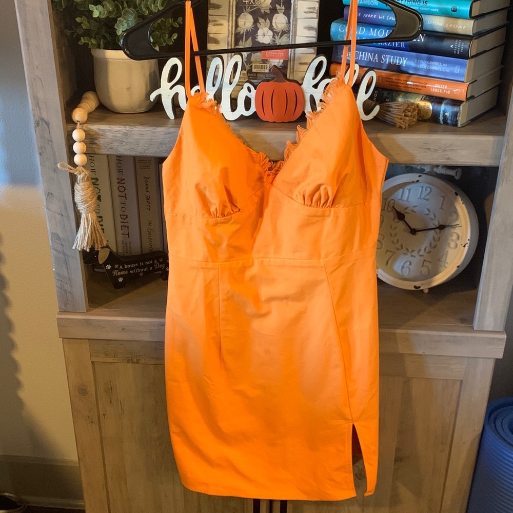 Orange dress